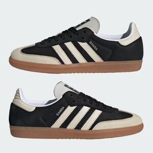 NWT Adidas Originals Samba OG - Women’s 6.5 - Core Black/Wonder White